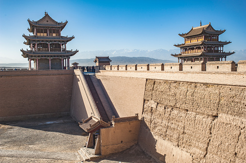 Jiayuguan Castle,Gansu of China