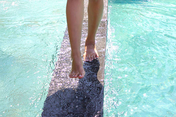 istock Women walking on the poolside 496828858