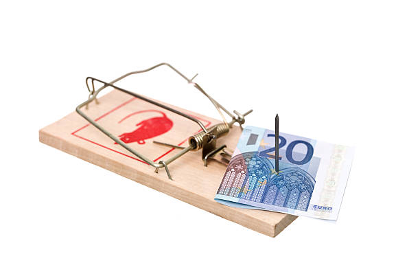 istock Mousetrap with a Euro bank note 496830933