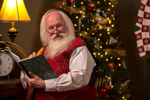 istock Real Santa Claus working late hours 496831734
