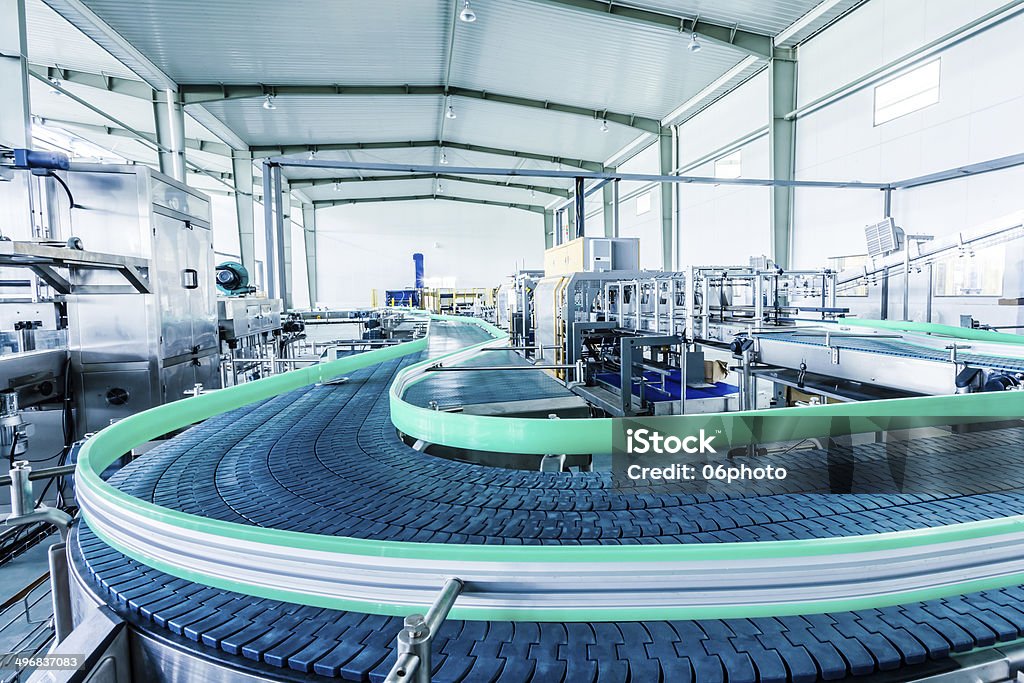 drinks production plant in China drinks production plant in Chinadrinks production plant in China Conveyor Belt Stock Photo