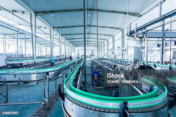 Bebidas Planta De Producción En China Foto de stock y más banco de imágenes de Fábrica - Fábrica, Industria, Maquinaria