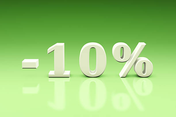 istock -10% Significant discounts for the goods and services. Dumping 496852180