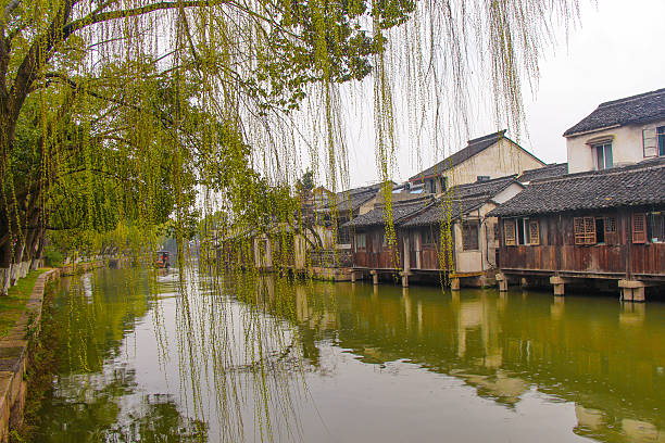 istock Beautiful Chinese water town 496854813