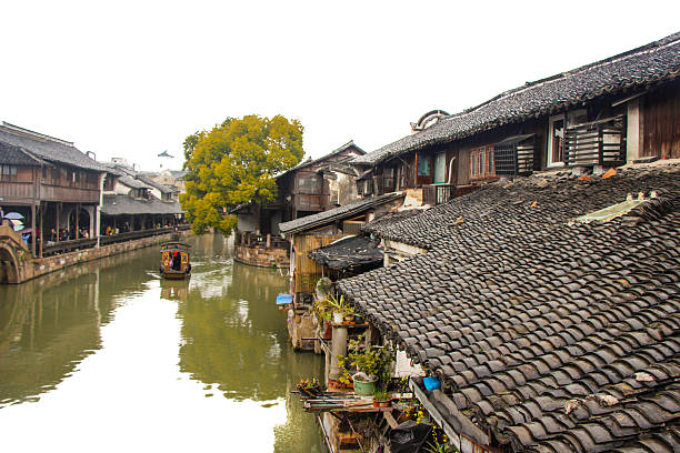 istock Beautiful Chinese water town 496855791