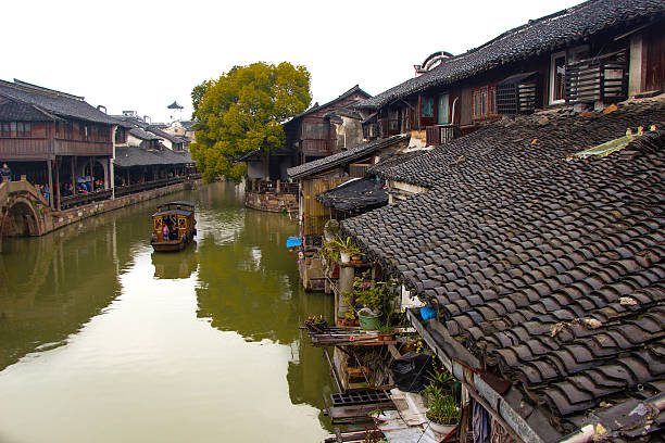 istock Beautiful Chinese water town 496855807