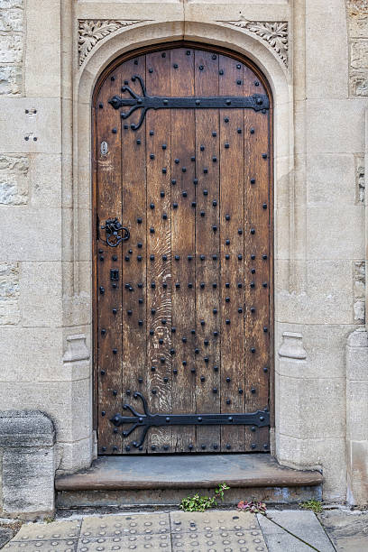 istock Old, wooden door 496856019