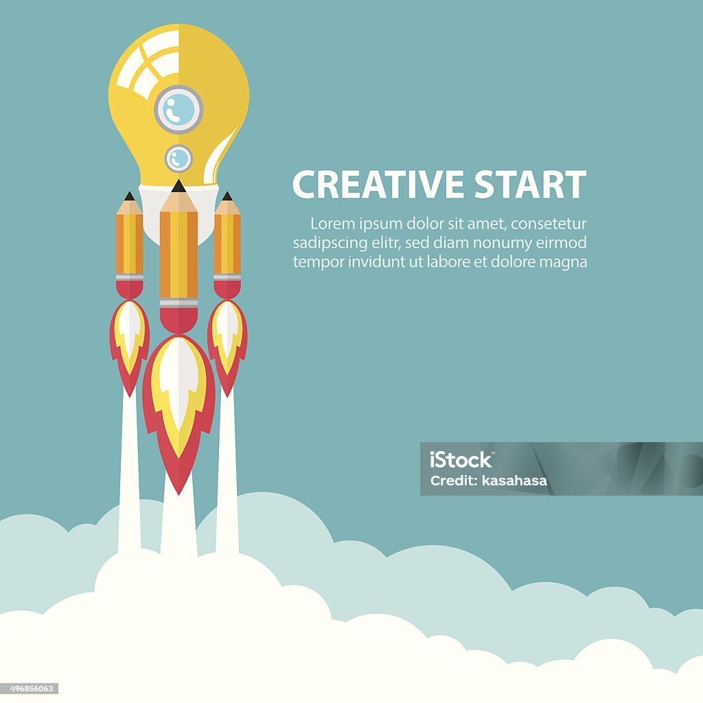 Creative Start Up Programme Creative Start Up Stock Illustration - Download Image Now - Activity ...