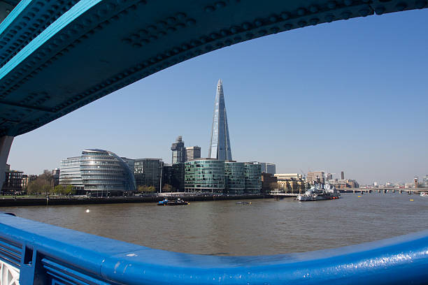 Londyn, Tower Bridge Panorama oprawione – zdjęcie