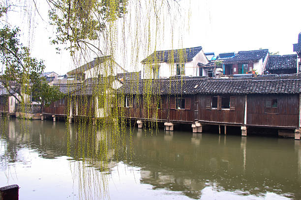 istock Beautiful Chinese water town 496856253