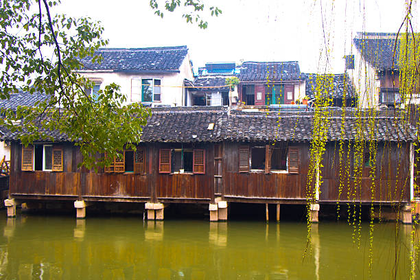 istock Beautiful Chinese water town 496856255