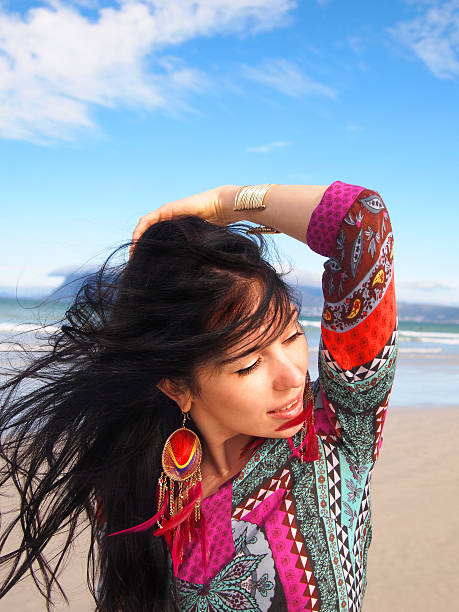 istock Girl in oriental clothes. 496857357