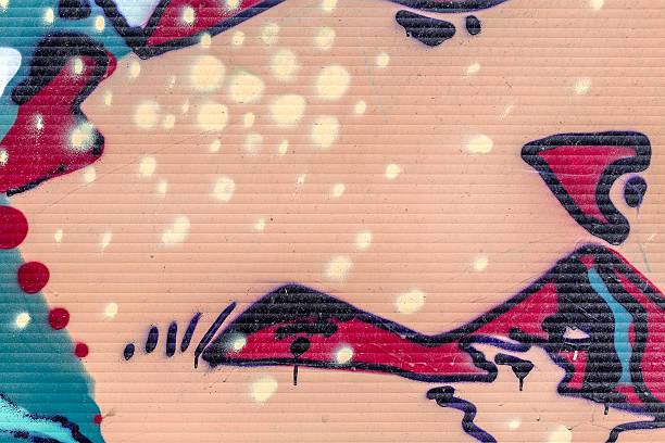istock Beautiful street art graffiti. Abstract creative drawing fashion 496857557