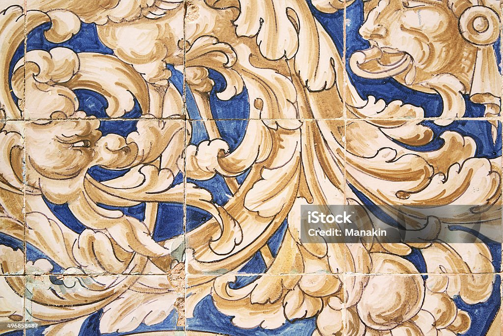 Деталь azulejos, Plaza de Espana) в Севилья - Стоковые фото Андалусия роялти-фри