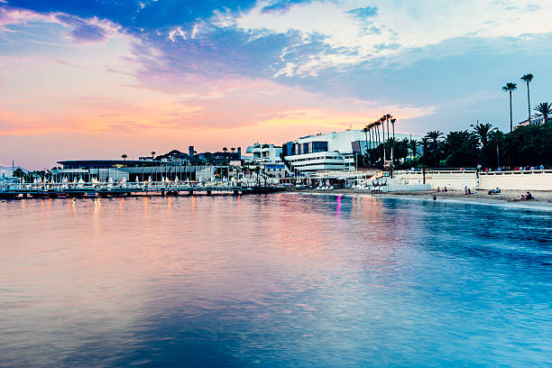 istock Cannes, French Riviera, at Dusk 496858986
