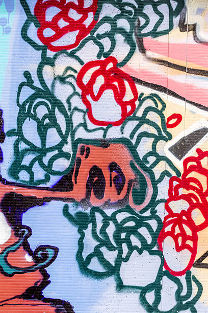 istock Beautiful street art graffiti. Abstract creative drawing fashion 496859143