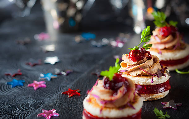 istock Foie gras and cranberry chutney 496859194