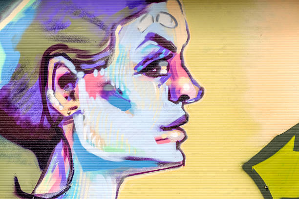 istock Beautiful street art graffiti. Abstract creative drawing fashion 496859603