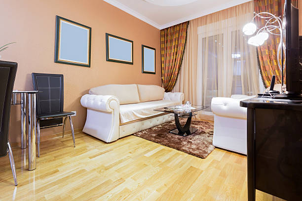 istock Interior of a luxury hotel suite 496860888