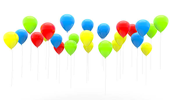 istock 3d balloons and happy birthday text 496861012
