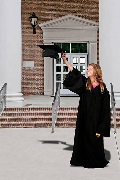 istock Little Girl Graduate 496873364