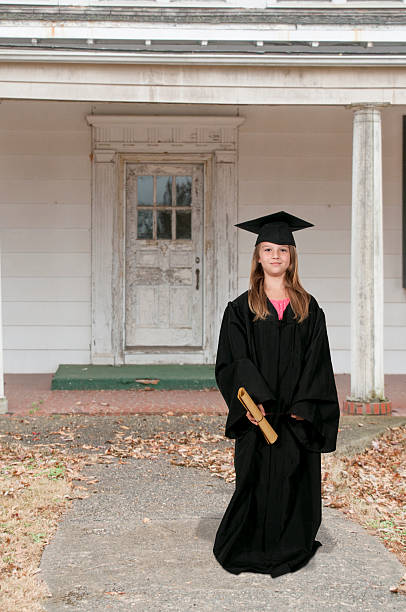 istock Little Girl Graduate 496873550