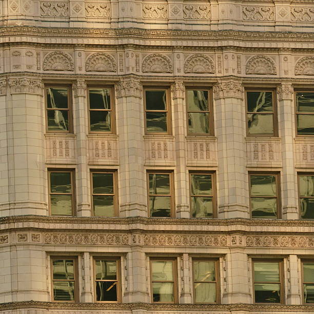 istock Chicago-Wrigley Building, architecture, gros plan 496873680