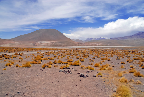 Barren landscape of te Atacama Desert, Chile