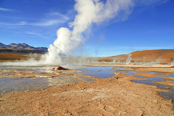 istock Geysers at El Tatio, Atacama Desert, Chile 496874493