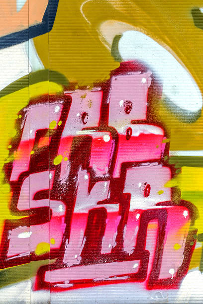 istock Beautiful street art graffiti. Abstract creative drawing fashion 496875659