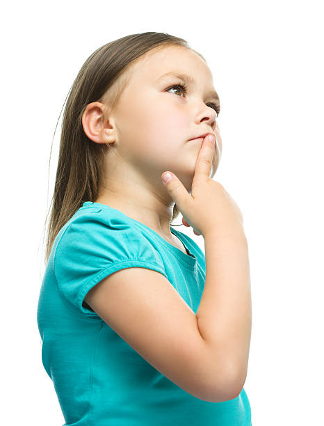 istock Cute girl is holding her face in astonishment 496879205