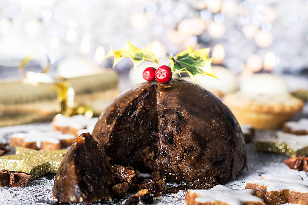 istock Christmas pudding and mince pies 496879766