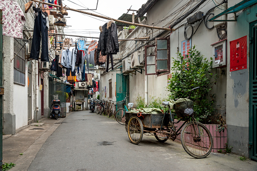 Street in the old town of Shanghai