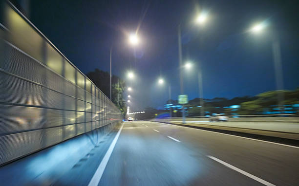 istock Abstract transport blur background,night scene 496880524