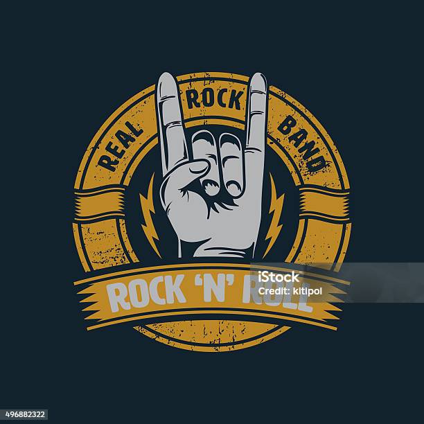 Rocking R Graphic Rock And Roll Graphic For Tshirt Tee Design Vector Illustration Stock ...