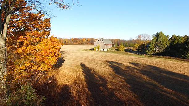 istock Rustic Barn Amid Scenic Autumn Splendor 496885686