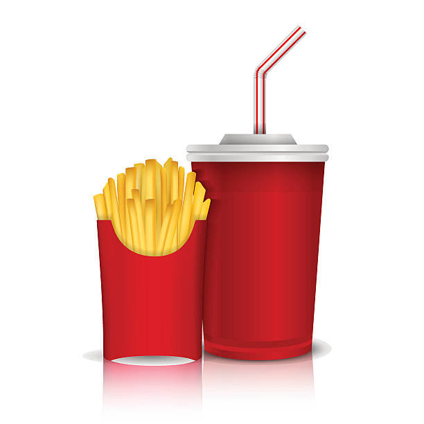 istock French Fries And A Glass Of Cola In Tray 496885786
