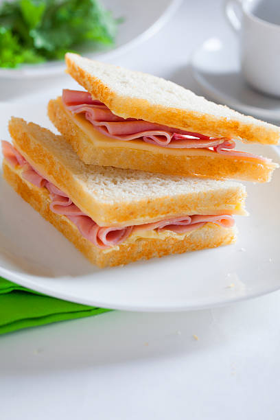 istock two sandwich with ham and cheese butter 496886142