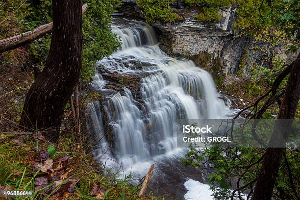 Jones Falls In Owen Sound Stock Photo - Download Image Now - Falling, Autumn, Stream - Body of Water