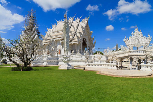 istock Wat Rong Khun on repairing situation 496886758