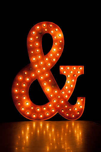 ampersand (the sign &)