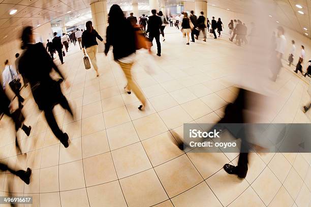 City Commuters Stock Photo - Download Image Now - People, Station, Walking