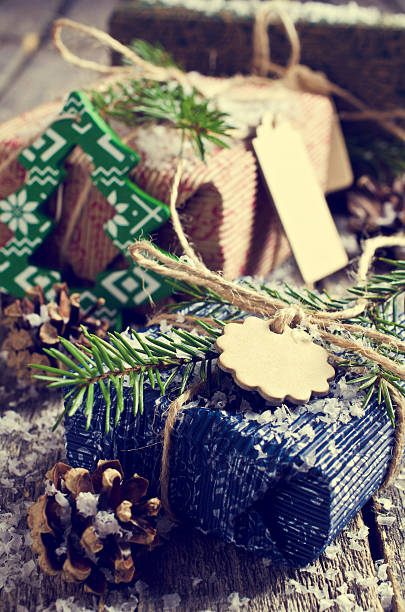 istock Christmas wrapped gifts 496918092