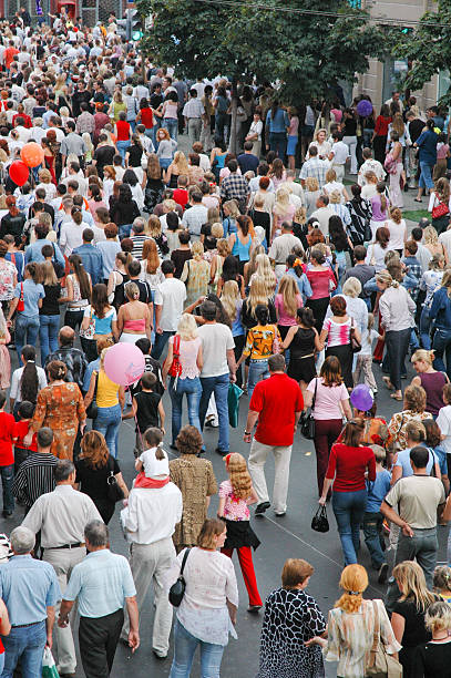 istock Crowd on a city street 496918299