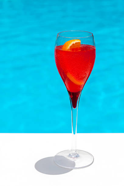 Glass of Champagne Sangria