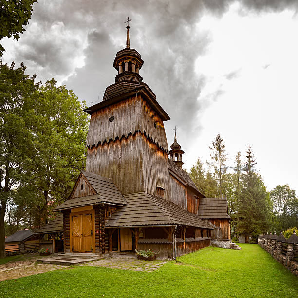 istock Old wooden church 496919492