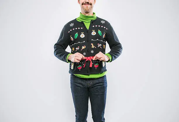 Photo of Christmas Sweater Man