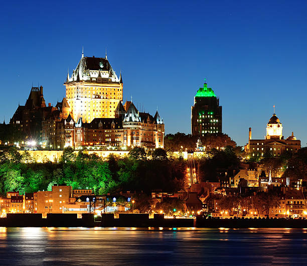 istock Quebec City at night 496922349