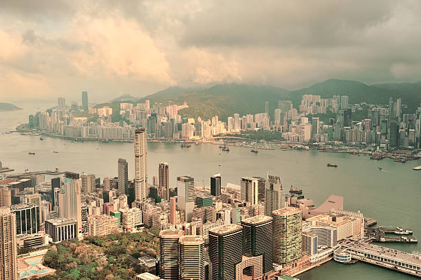 istock Hong Kong aerial view 496922427