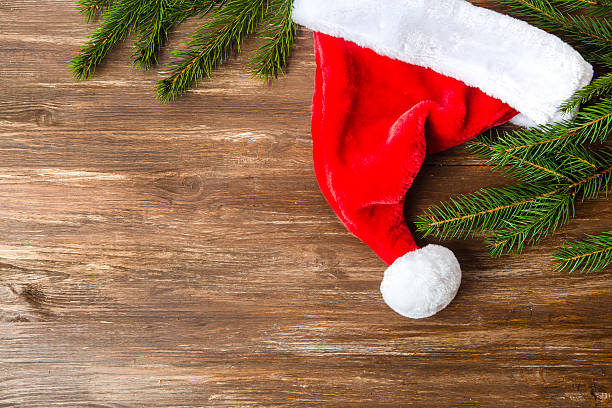 istock Christmas Decoration Over Wooden Background 496923782